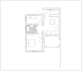 Trilocale Fiordaliso 02-54C: planimetria